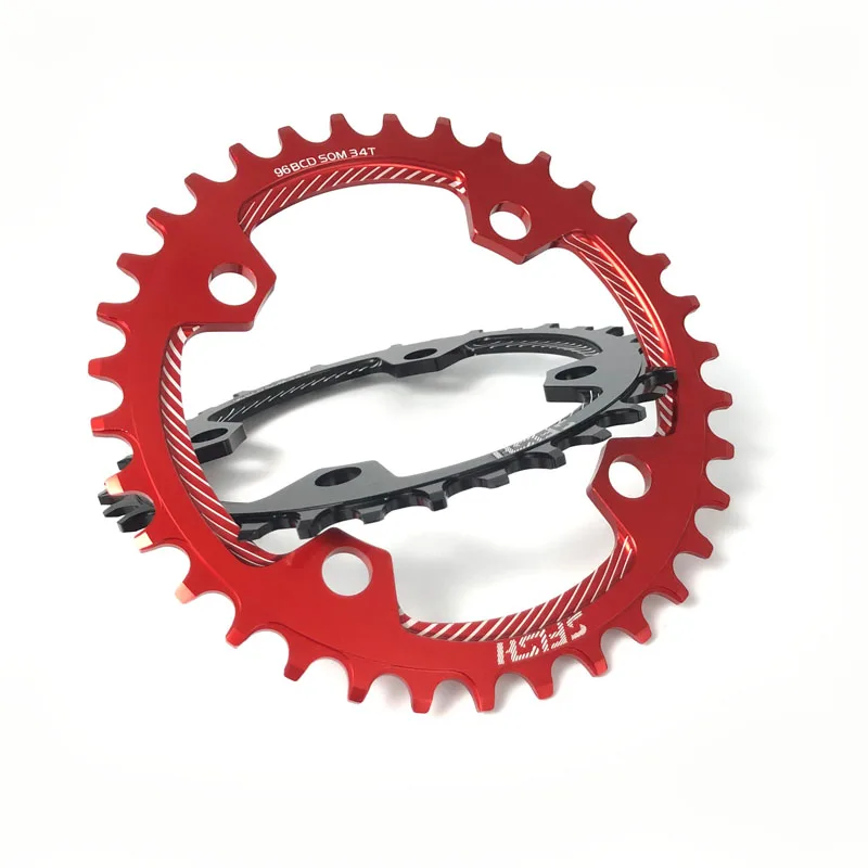 SFISH bcd96 ножничная пластина симметричная 32t 34T 36t 38t al7075 CNC Vickers Dureza 15 + MTB | Спорт и