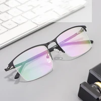alloy glasses frame half rim eye glasses men style rectangle eyewear optical spectacles new arrival glasses hot selling