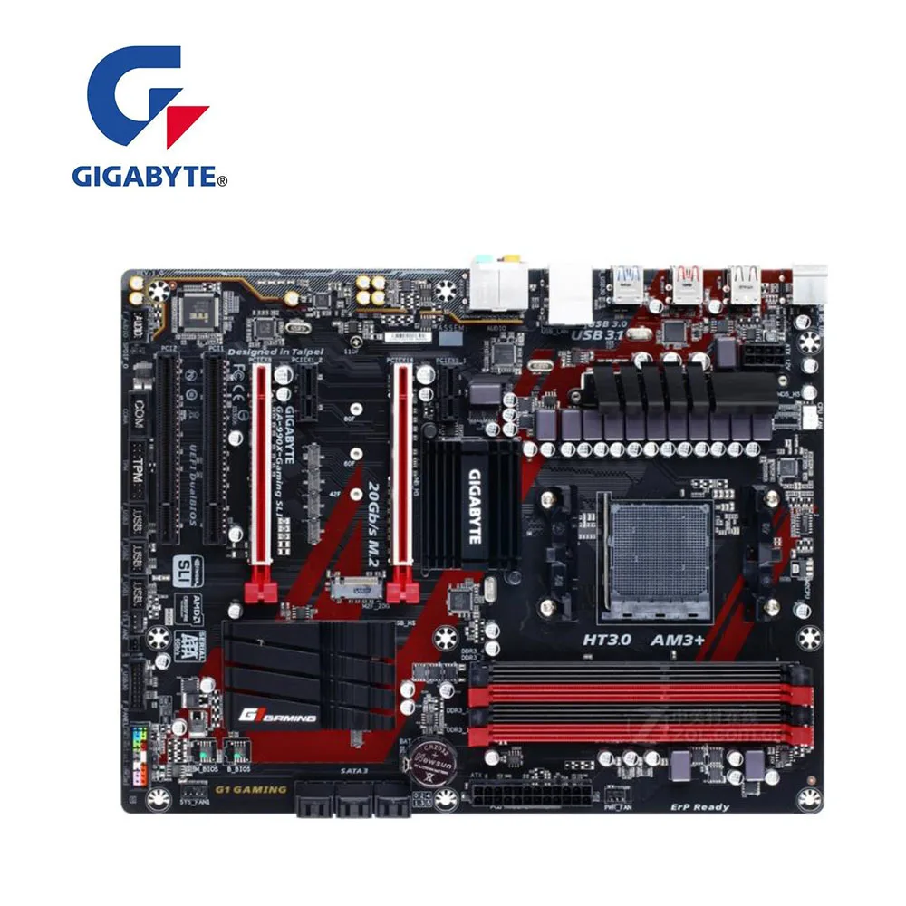Для Gigabyte GA 990X Gaming SLI гнездо материнской платы AM3 + DDR3 USB3.0 для AMD 990FX б/у рабочего