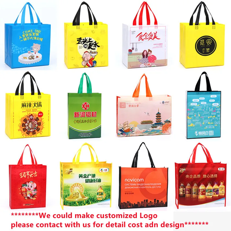 

Hot Sell Shopping Bags High Quality Non-Woven Fabric Tote Bags Eco Friendly Supmarket Shopping Bag Colorful Women Bags Gift Bags