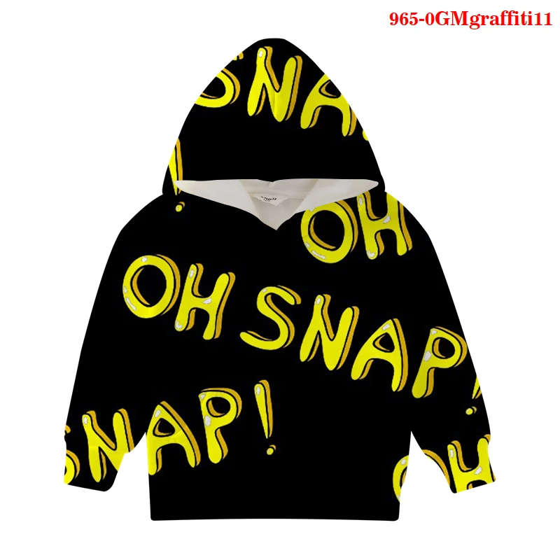 

3D Print Cartoon Graffiti Hoodie New Style for Teen Girls Clothing Baby Boys Clothing Hoodie Kid 2021 Toddler Boy Winter Clothes