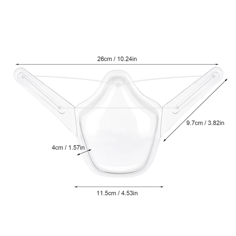 

3/5PC Adult Transparent Visual Mask Lip Language Reusable Fog PET Unisex Durable Face Mask Shield Masque Mascarillas