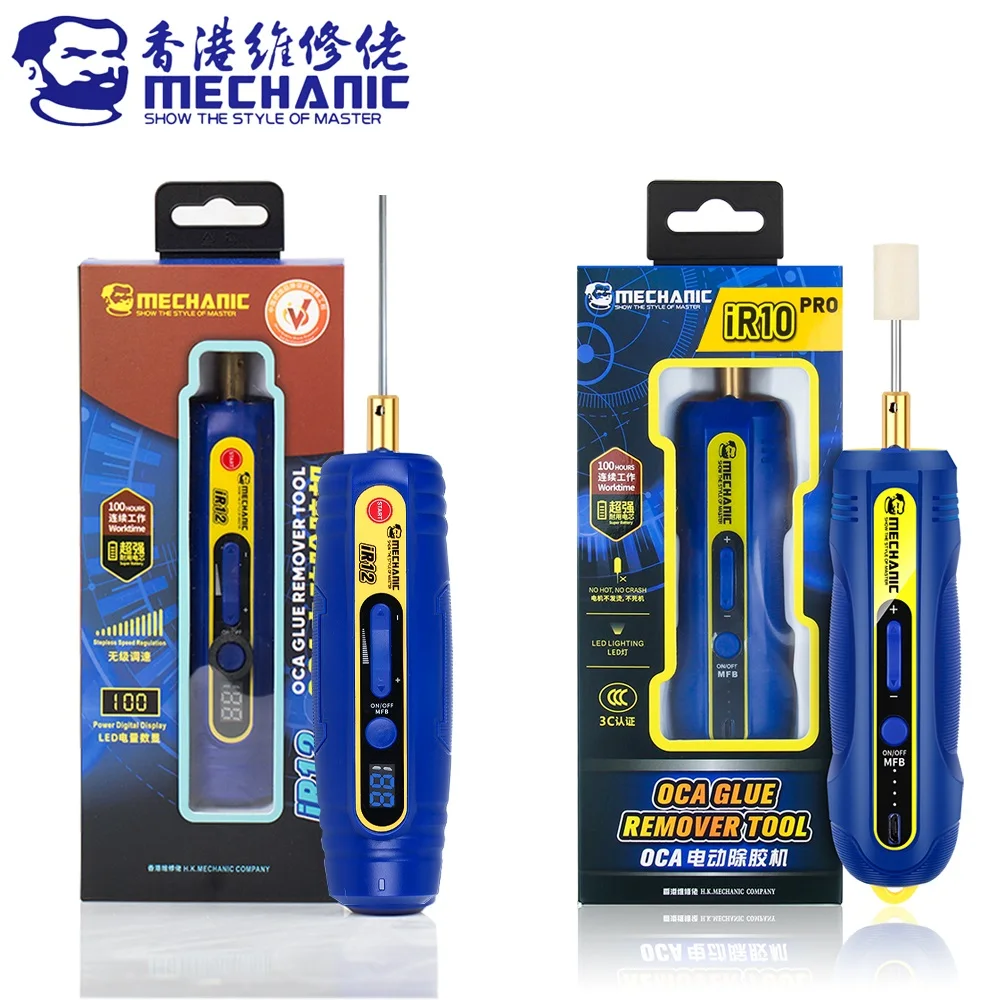 mechanic ir12 oca phone lcd screen degumming infinitely variable speed regulation remove glue electric printing tool separator free global shipping