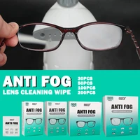 200pc anti fog glasses cloth reusable microfiber anti fog glasses cloth glasses lens anti fog mobile phone cleaning wipes