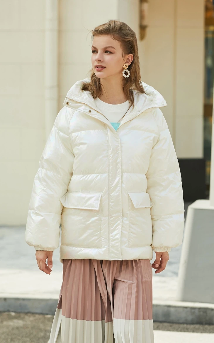 Vero Moda Женское зимнее цветное тканевое пальто с капюшоном и кулиской | 319422501