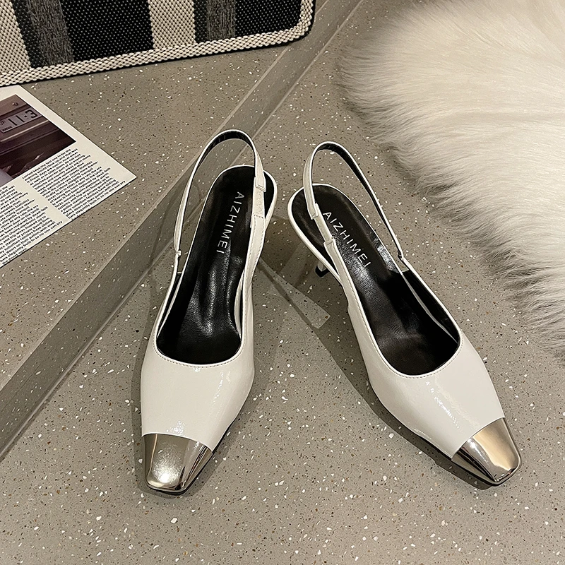 Женские туфли-лодочки на высоком каблуке 6 см летние элегантные туфли с