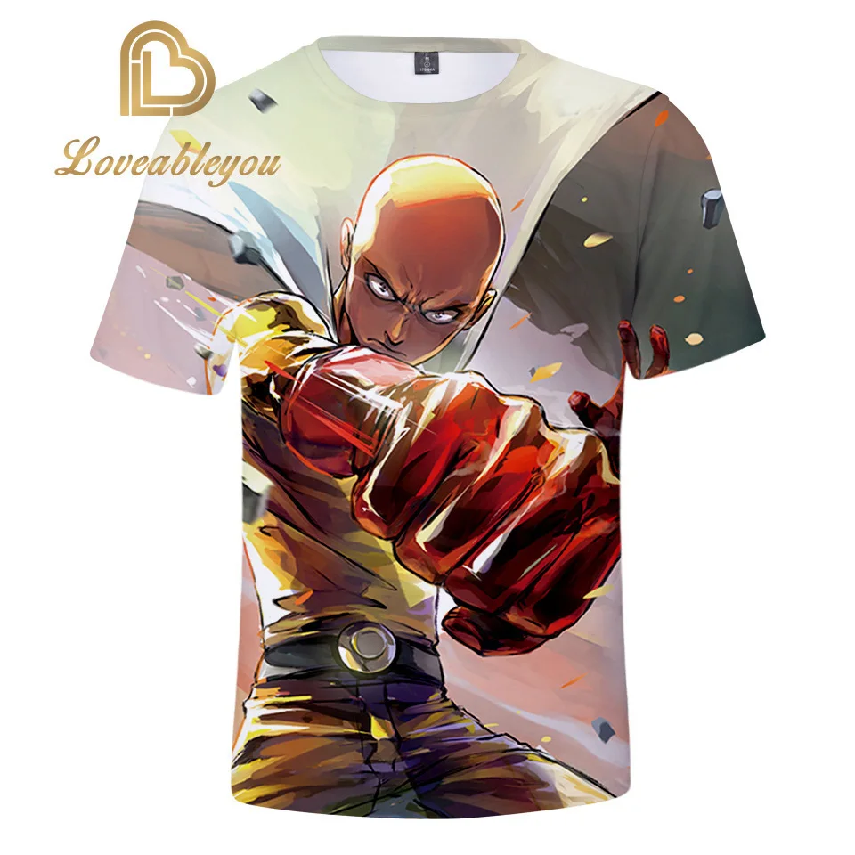 

One Punch Man 3D Print Funny Men Woman T Shirt Casual Short Sleeve Cosplay Streetwear O-neck Tshirt Cool Summer T-shirt Tee