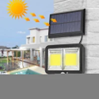 IP65 LED Solar Wall Light Remote Control Human Motion Sensor Outdoor Garden Lamp Solar Bollard Light Led Solar Wall Light