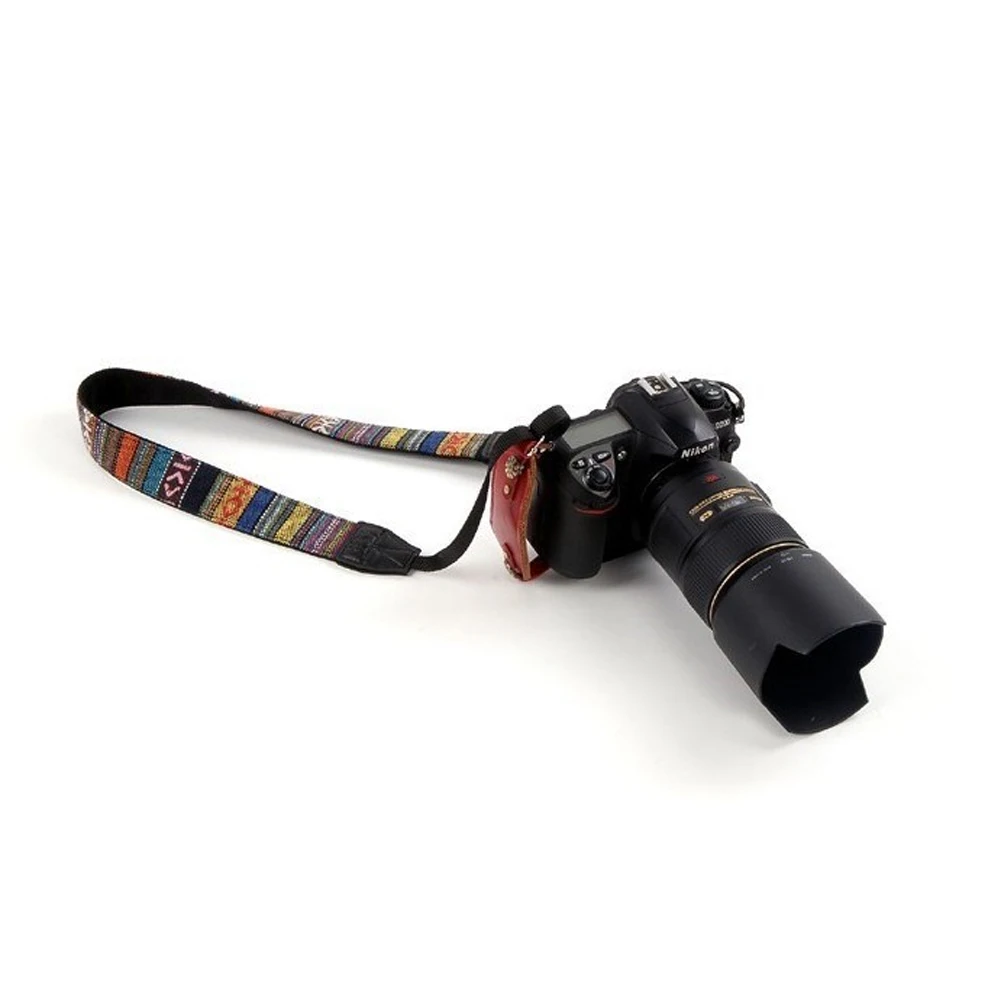 Замена переноски этнический стиль регулируемый для DSLR подарок изысканный мягкий