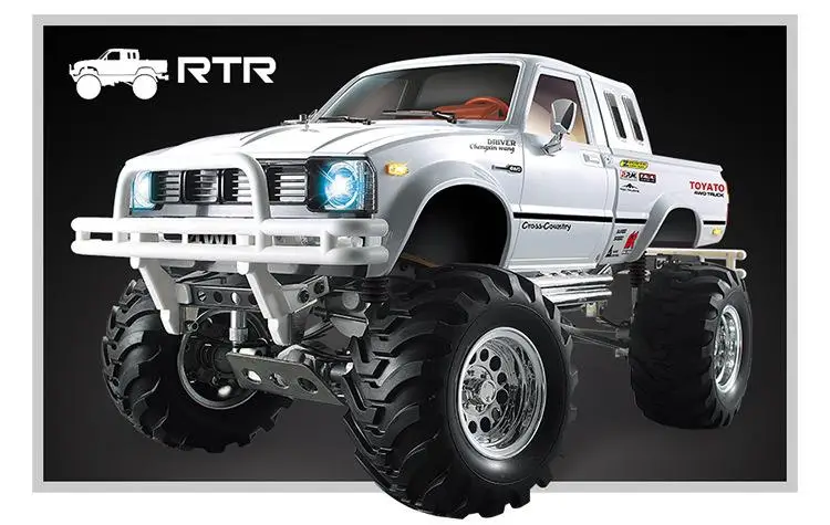 RCtown HG P407 1/10 2,4 г 4WD ралли Rc автомобиль для TOYATO Металл 4X4 пикап Грузовик Рок Гусеничный RTR игрушка