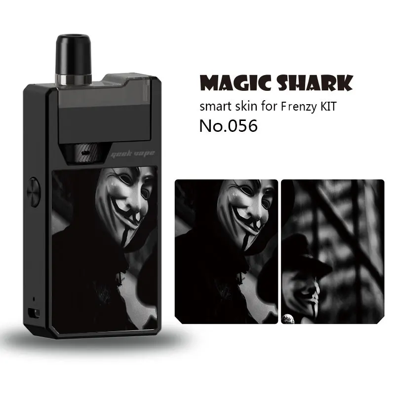 Волшебная Акула змея капитан Американский цветок V Vendetta ПВХ покрытие пленка Vape