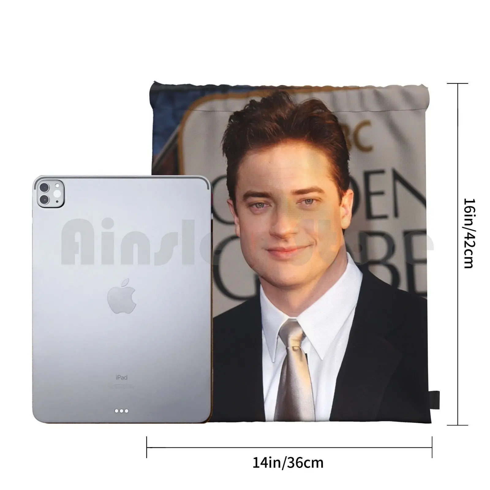 Brendan Фрейзер деловой рюкзак сумка на шнурке для верховой езды альпинистский