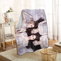 custom mamamoo kpop blanket personalized blanket on for the sofabedcar portable 3d blanket for kid home textile fabric 0512