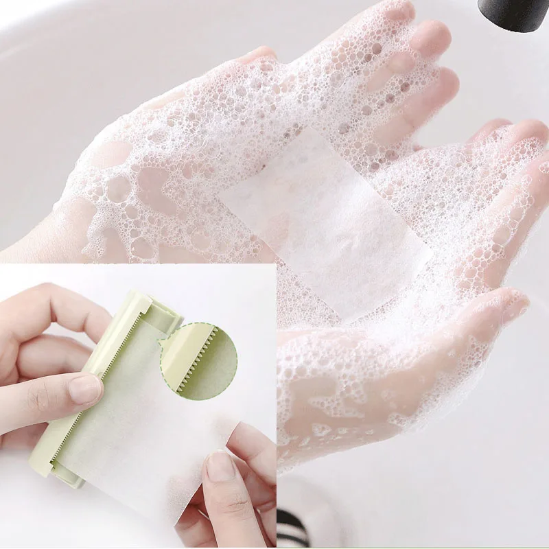 

5Styles Soap Paper New Travel Portable Disposable Cute Mini High Quality Scented Soap Slice Outdoor Travel Supplies