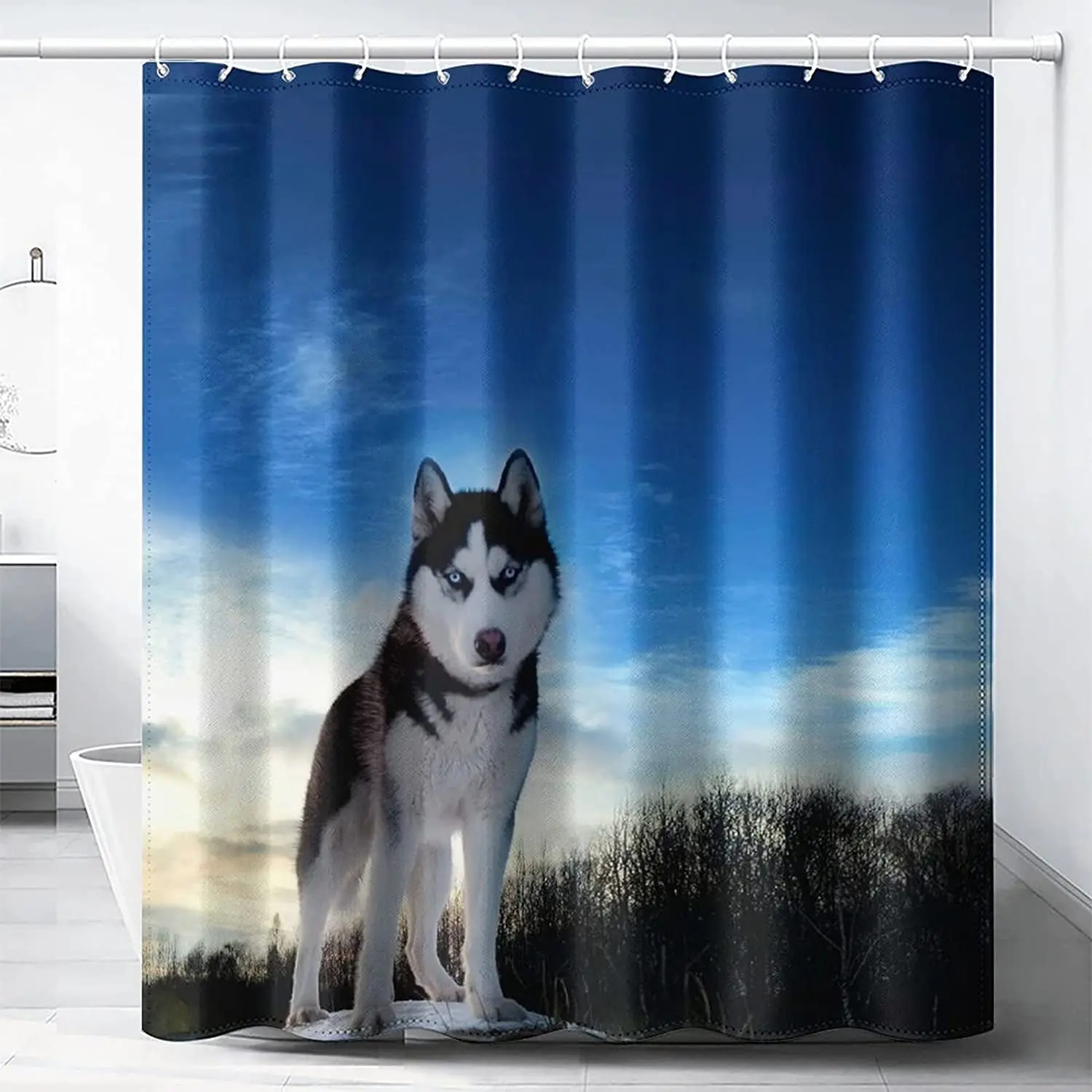 Детская декоративная занавеска для ванны душа из водонепроницаемой полиэфирной