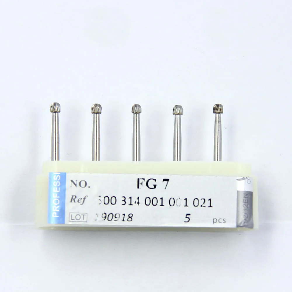 

RZ3S Carbide Bur FG Ball Plain Cut Head 0.5mm/0.6mm/0.8mm/1mm/1.2mm/1.4mm/1.6mm/1.8mm/2.1mm/2.3mm/2.5mm Prepare Cavities
