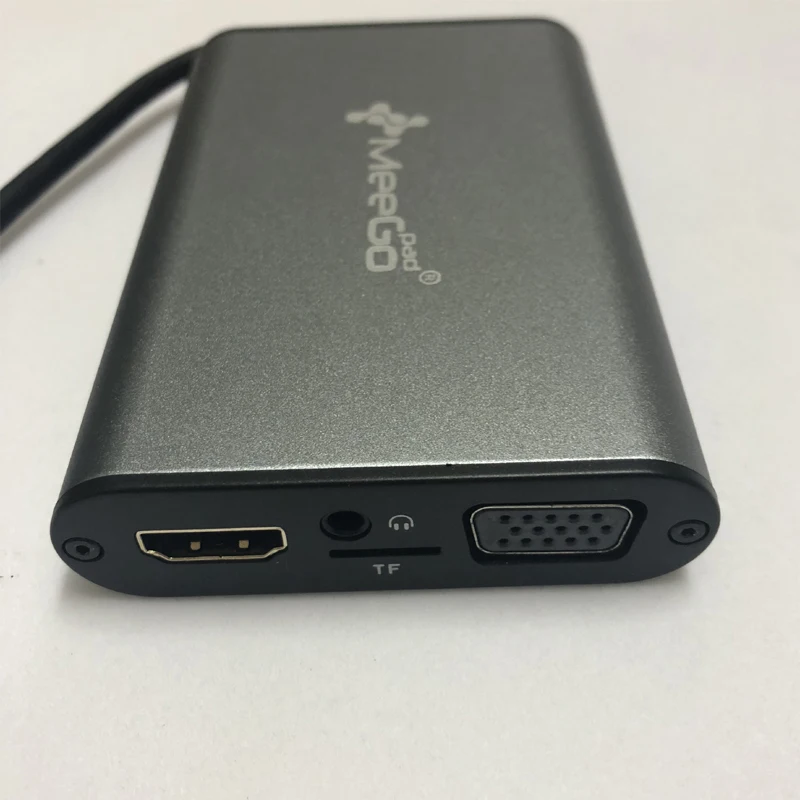 Конвертер Type C универсальный концентратор с поддержкой HDMI HD видеовыхода + адаптер
