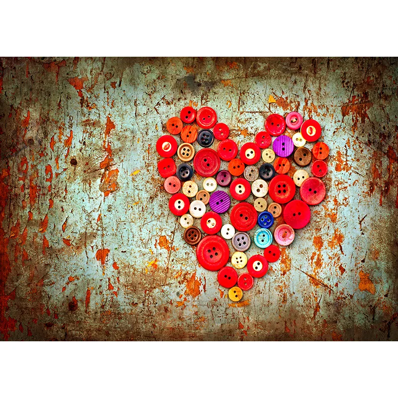 

Vinyl Custom Photography Backdrops Prop Valentine's Day Theme Photography Background QR20721-01