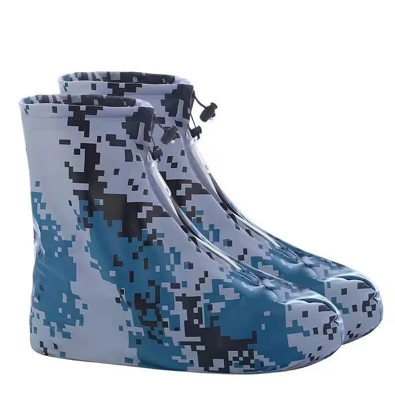 High Quality Men's And Women's Dustproof And Waterproof Shoe Covers High To Help Reusable Non-Slip Men And Women Travel Shoes