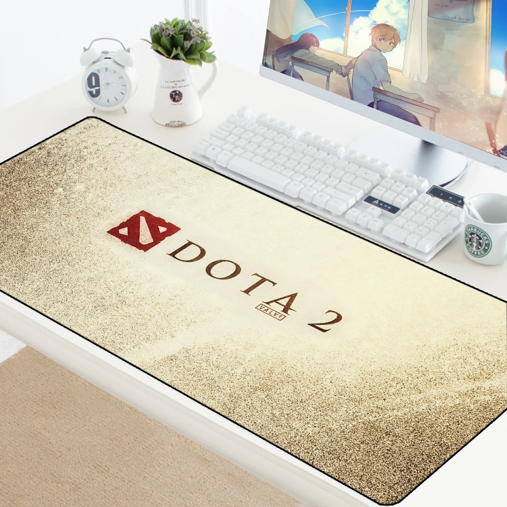 Игровой коврик для мыши Dota 2 большой компьютерной XL водонепроницаемый скоростной