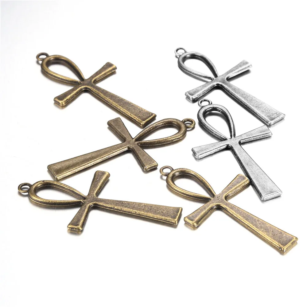 

Винтажные Подвески на ногу, 10 шт./лот, для изготовления украшений «сделай сам», ожерелья ручной работы, кулон с египетским символом, аксессуа...