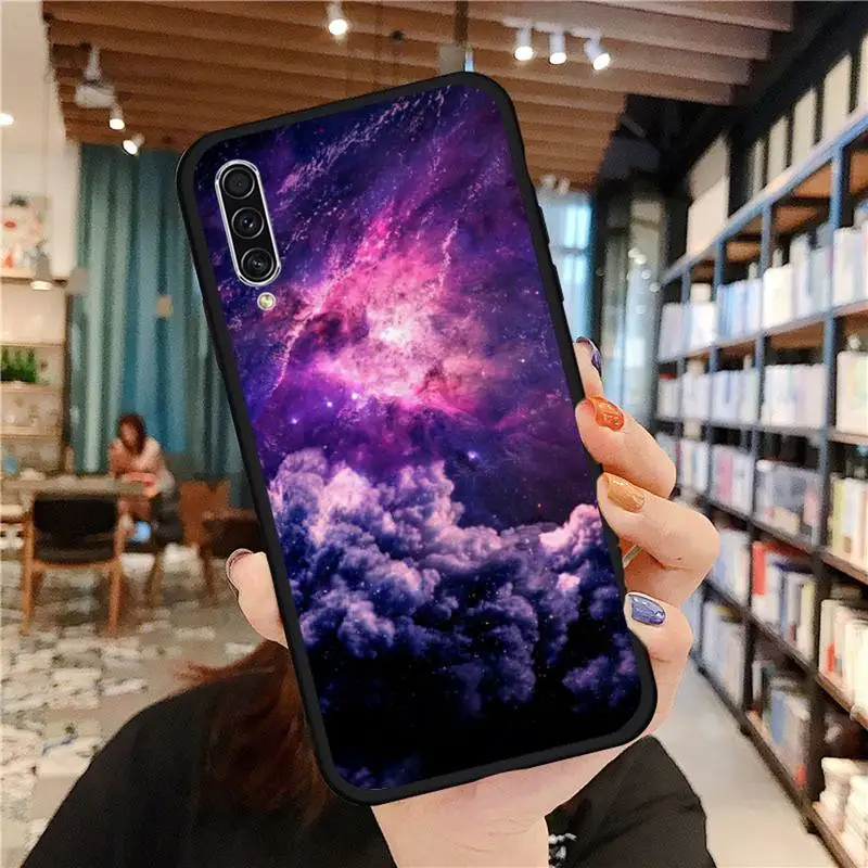 

Interstellar Purple Space Star Phone Case For Samsung galaxy S 21 20 10 8 A 50 21s 51 71 70 40 20 20e note 10 plus Ultra 5g fe