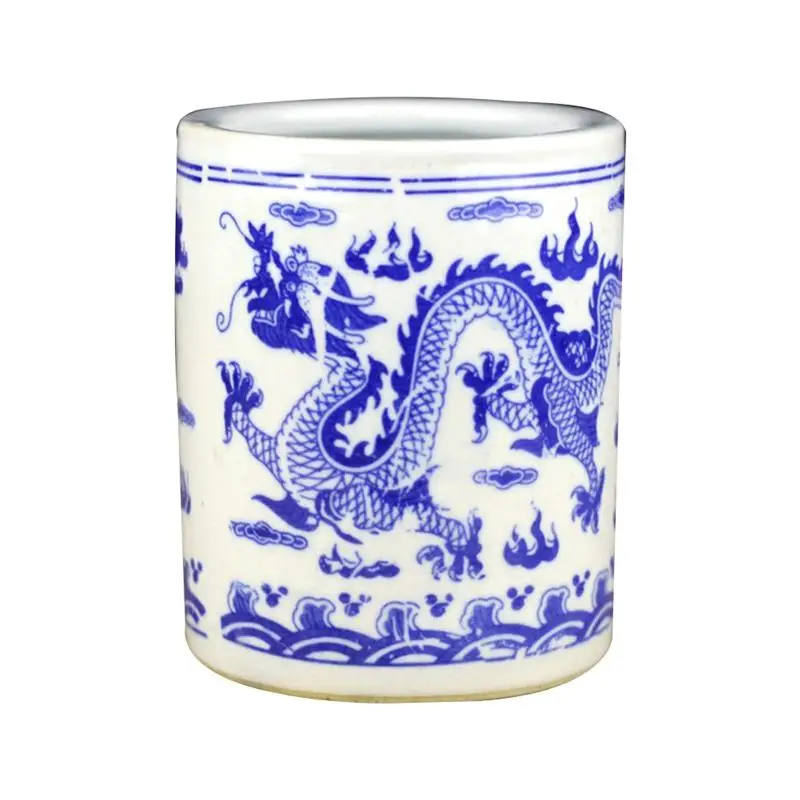 

Retro Ceramic Pen Storage Holder Brush Container Calligraphy Supply Home Office Storage