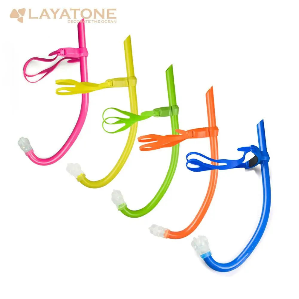 LayaTone плавание трубка для взрослых Подводное дыхательная триборд детей девочек