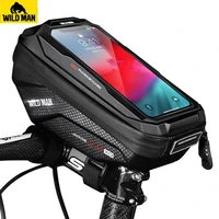 waterproof bicycle bag phone holder bag case cycling bike mount 6 9 inch mobile phone stand bag handlebar bicycle accessories