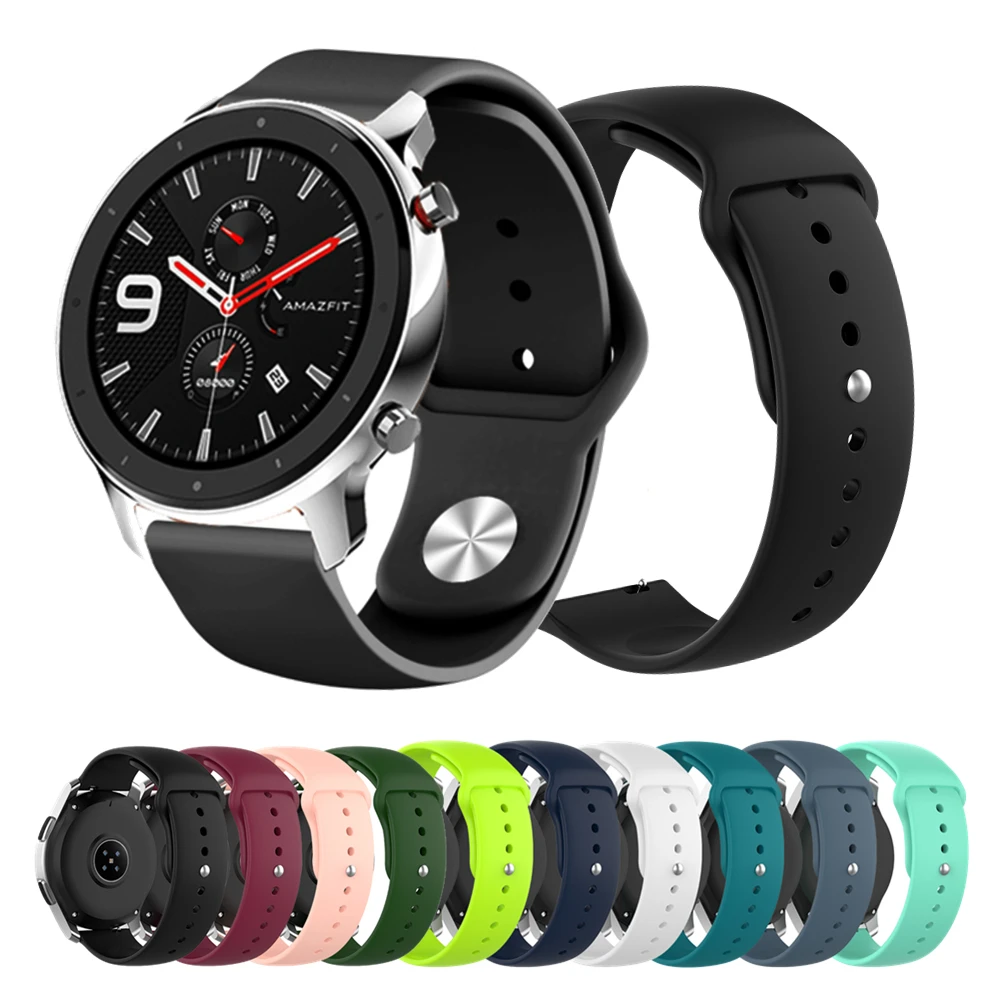Ремешок для часов Huami GTR Xiaomi Amazfit gtr 47/Huawei GT2 46 мм Смарт часы браслет