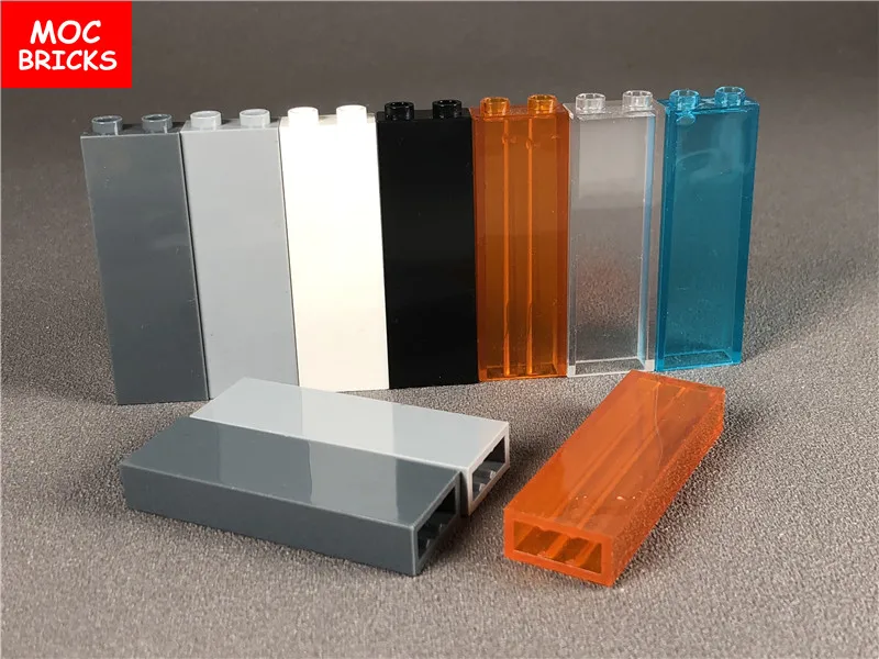 50 шт./лот MOC кирпичи Высокие 1x2x5 совместимые с 2454 DIY Развивающие строительные блоки