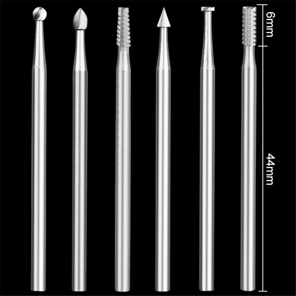 

2.35 Tungsten Steel Engraving Knife Handle Micro-carving Knife Electric Hollow Shixin 204tooth Machine Olive Core Carving Knife