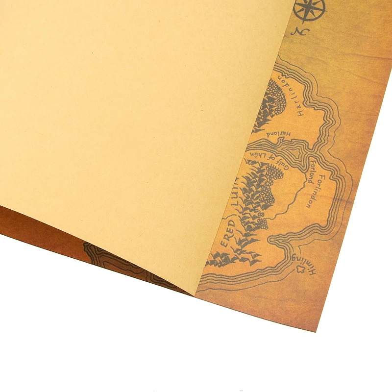 DLKKLB карта фильма Волшебная новая кино плакаты Классическая 51x36 см крафт-бумага