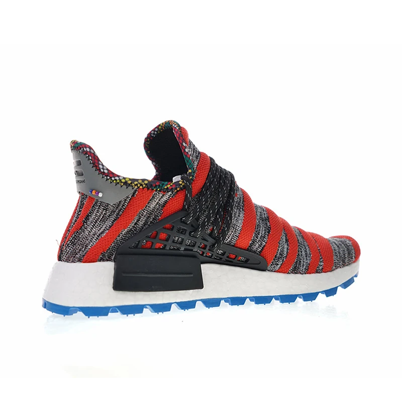 Оригинальные подлинные мужские женские кроссовки для бега Pharrell Williams x Afro HU Solar Pack