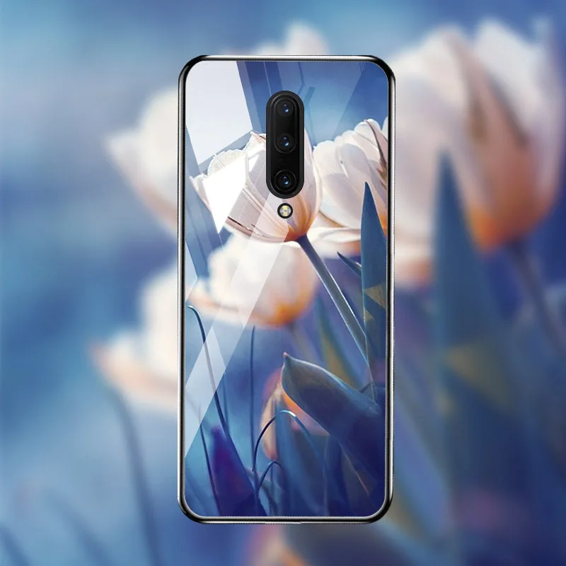 M028 Чехол из закаленного стекла для Oneplus 7T 7 Pro чехол s On для One plus 7T 7 Pro Чехол Coque Funda Bumper Coque для OnePlus 7 Pro - Цвет: M028
