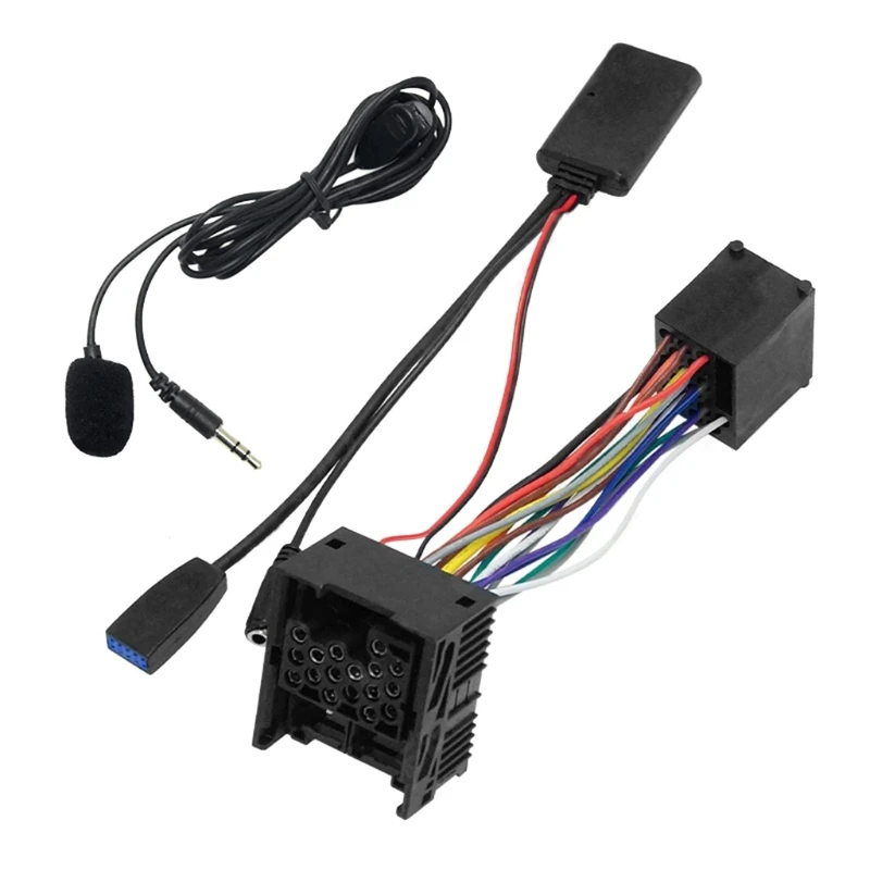 

3.5mm Car AUX Adapter 10Pin Bluetooth-compatible Vehicle Equipment Compatible with E46 Car Cable F19A