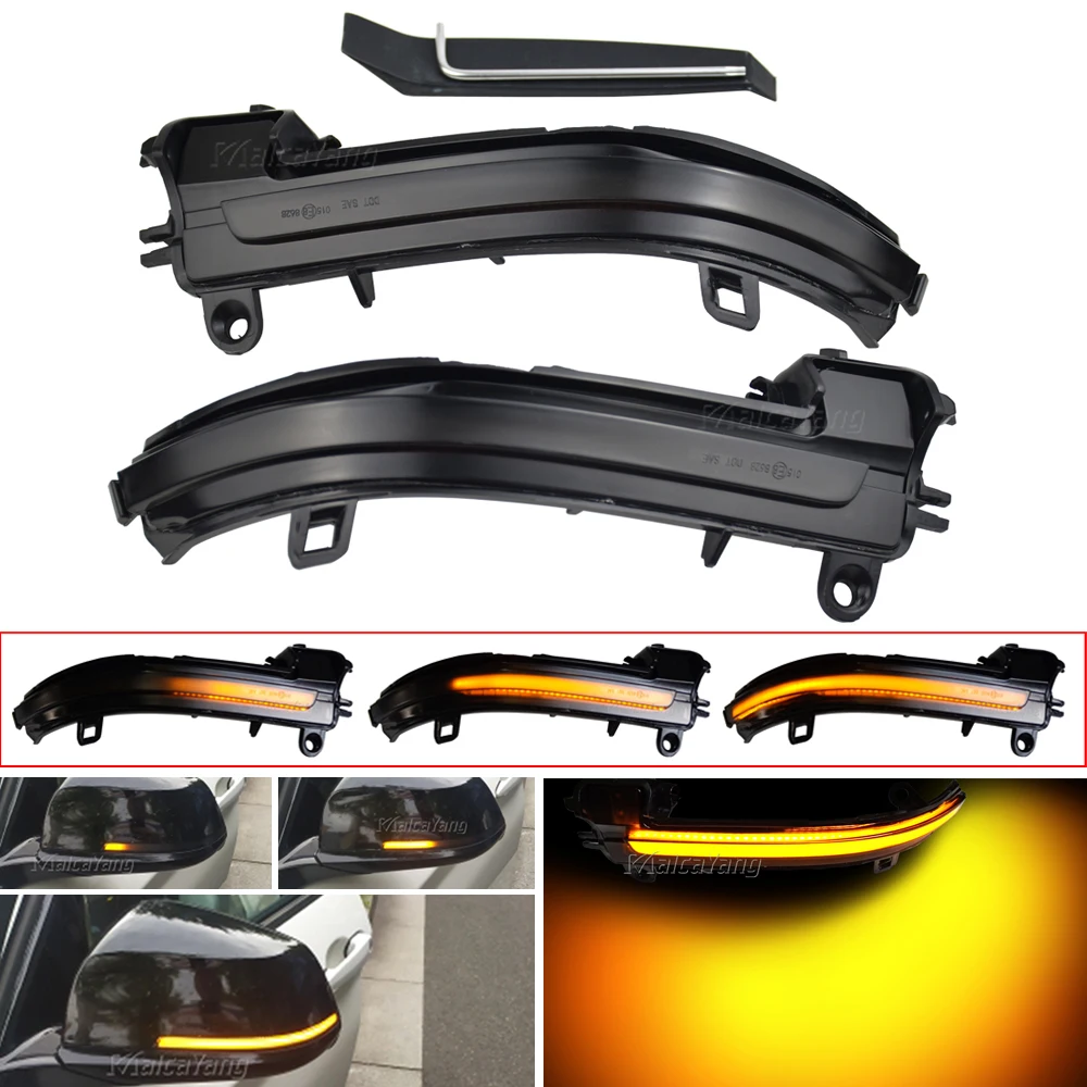 Светодиодный Динамический указатель поворота мигалка для BMW F20 F30 F31 F21 F22 F23 F32 F33 F34