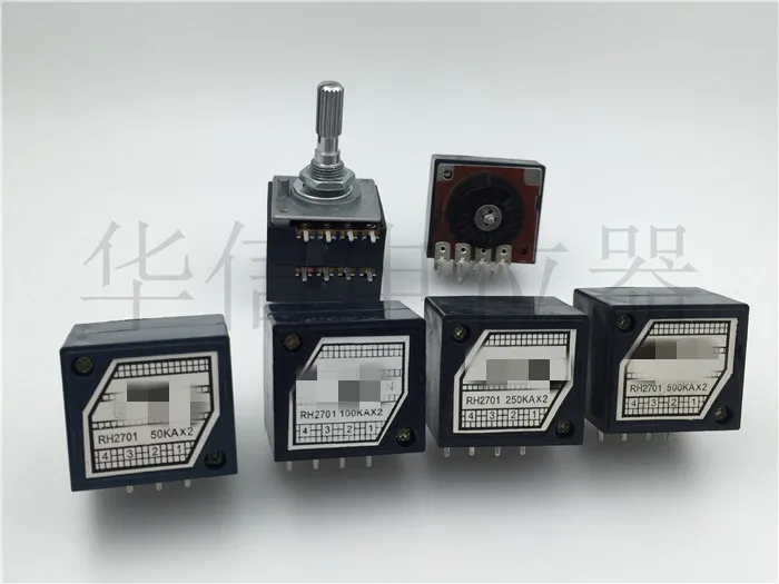 Регулируемый резистор RH2701 27 типов ручка 25 мм A50K A100K |