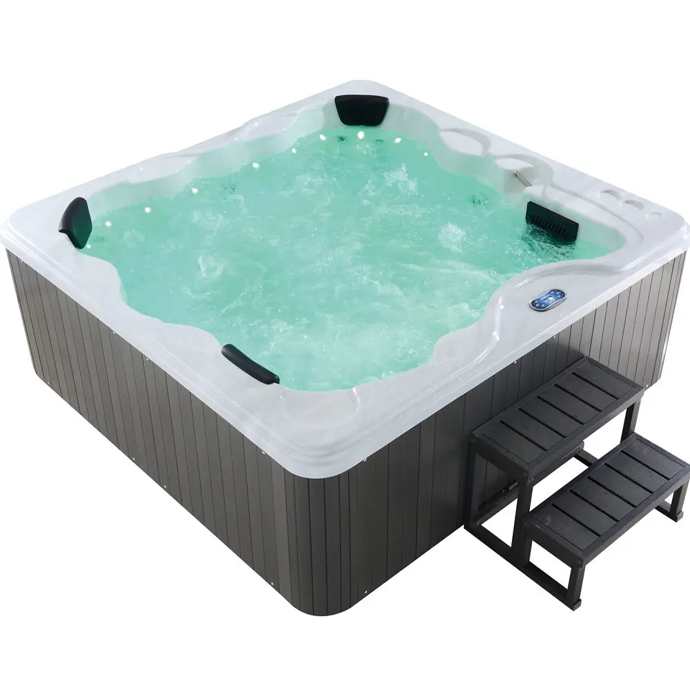 2 метров наружная гидромассажная ванна с нагревателем и озоном 6 человек M