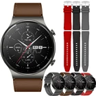 Ремешок кожаный для Huawei Watch GT 2 Pro 46, спортивный сменный Браслет для наручных часов, модные аксессуары для умных часов, 22 мм