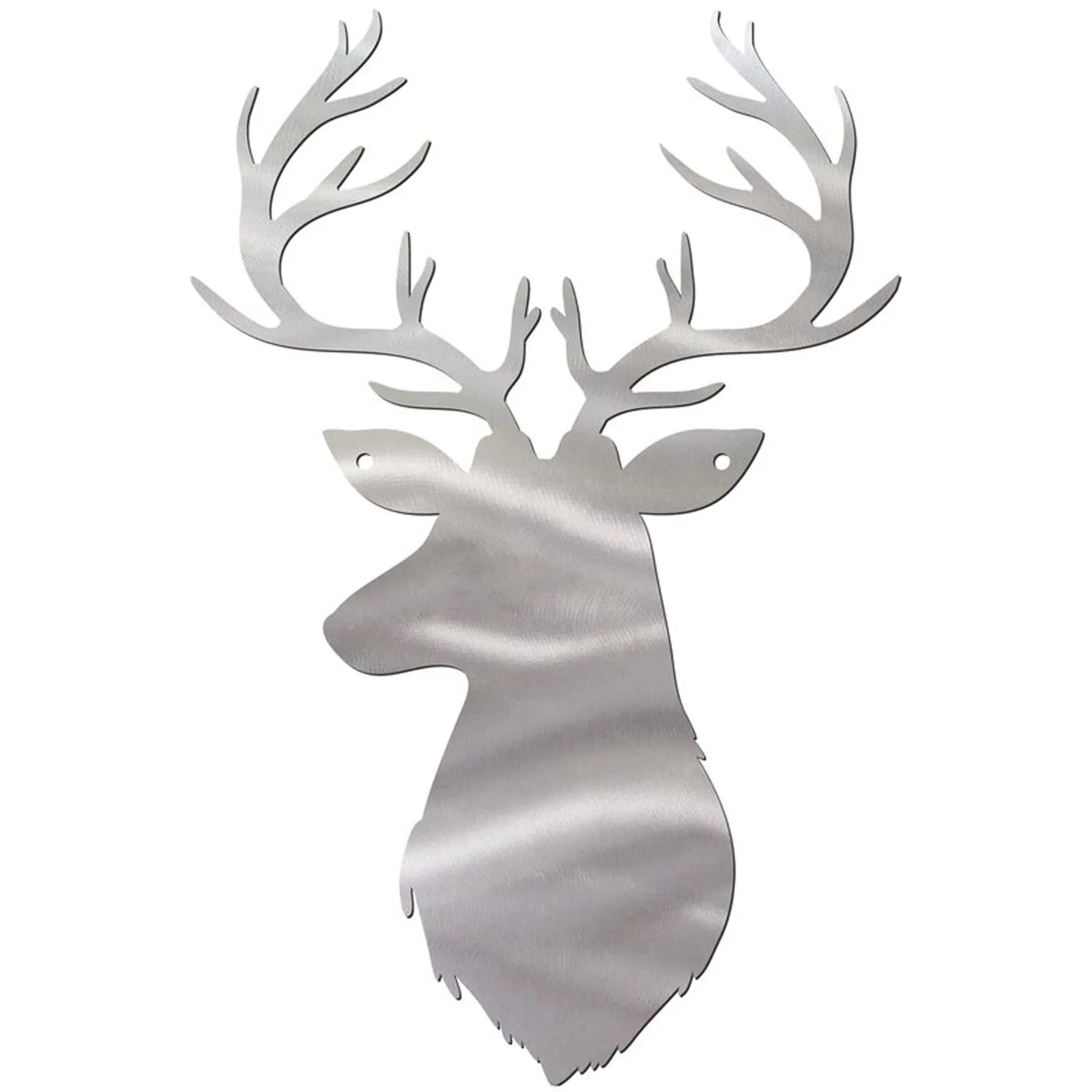 Christmas Ellie Deer Head Metal Crafts Antlers Wall Decoration Navidad Noel 2022 New Year Xmas Decor Рождество Navidad#g4 | Дом и сад