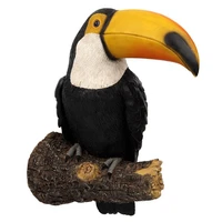 diy simulation toucan cockatoo animal model bird parrot figurine home decor miniature fairy garden decoration supplies