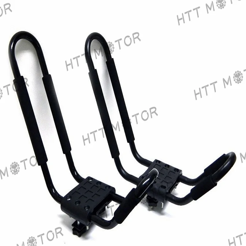 Carrier Canoe Boat Surf Ski Roof Top Mount Car Suv Crossbar Black