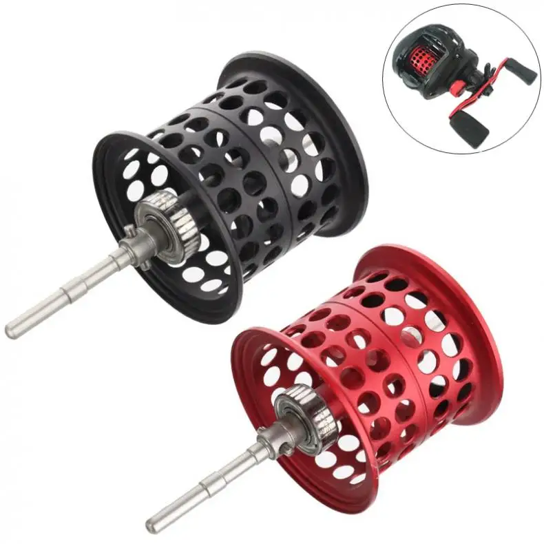 DIY Shallow Spool Aviation Aluminum Lightweight Casting Reel 8.7g Fit for Abu BMAX3 / SMAX3 /PMAX3 /ORRA2 /DECIDER7 | Спорт и
