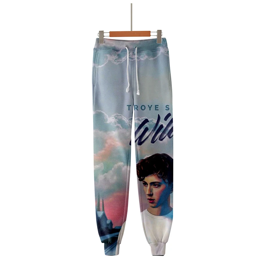

Fashion Spring Autumn Troye Sivan 3D Printed Jogger Pants Unisex Streetwear Long Pants Trendy Suitable Hot Sale Casual Pants