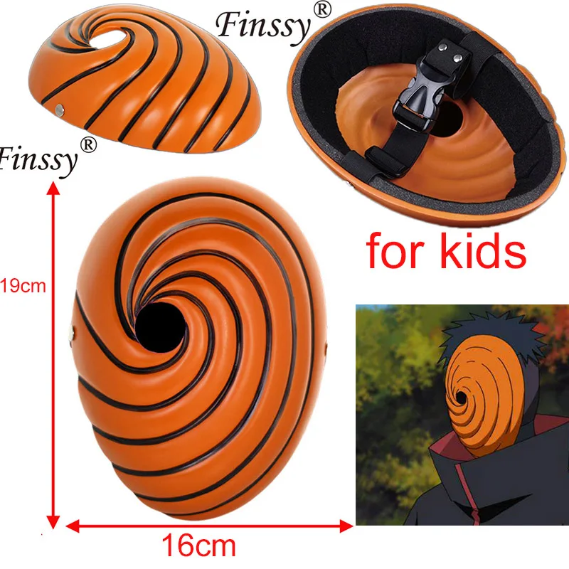 for kids Аниме Наруто Косплей костюм Акацуки Учиха Итачи шурикен повязка на голову Аксессуары Костюмы Хокаге костюм для косплея Обито маска аксессуары - Цвет: for kids