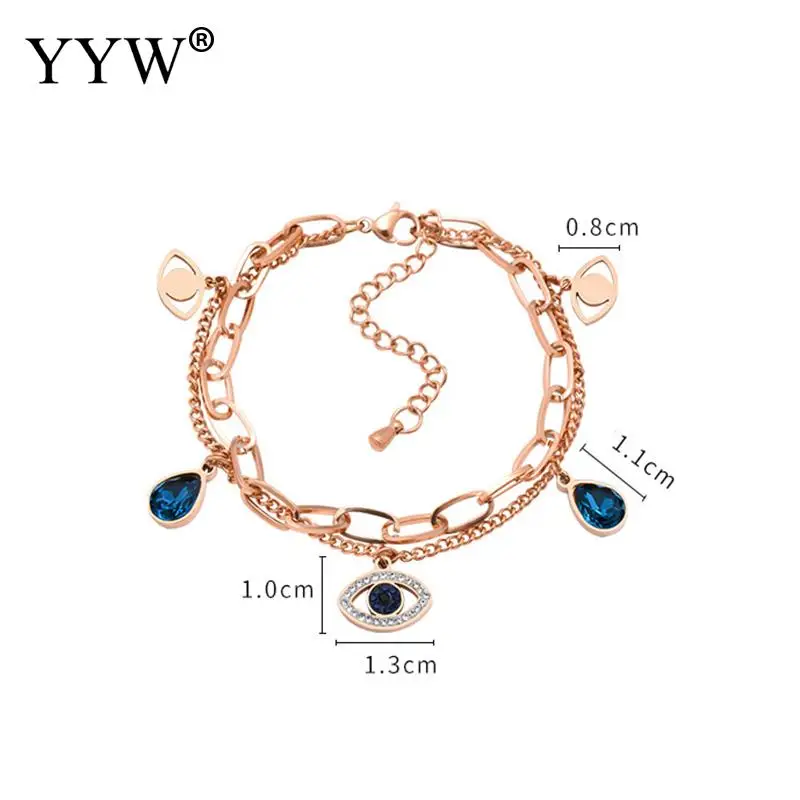 Женский нишевый браслет Devil'S Eye простой в стиле ретро ювелирное изделие для
