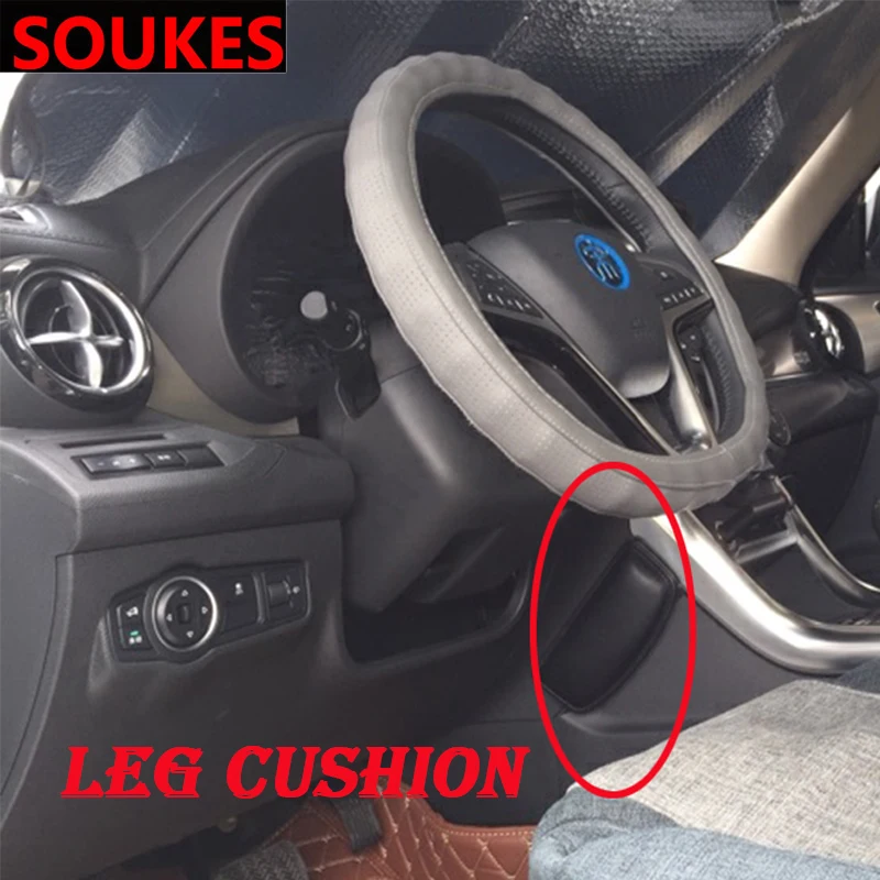 Автомобильный кожаный наколенник подушка для сиденья подлокотник бедра Mercedes W203