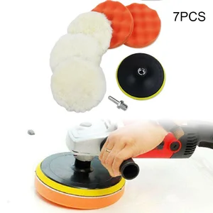 Набор полировальных насадок 6 дюймов, комплект из 7 круглых насадок для полировальной машинки