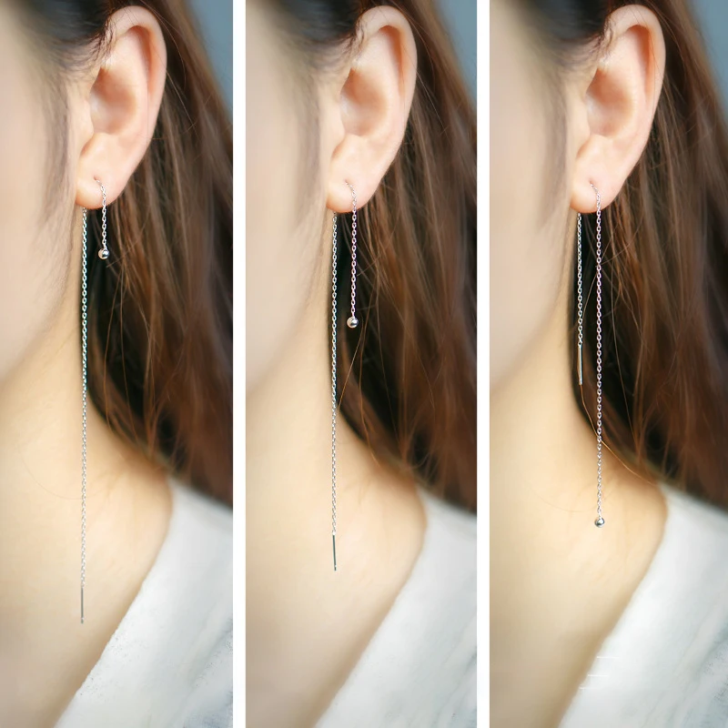 Modian с длинной бахромой модное свободное очарование серьги в виде капель